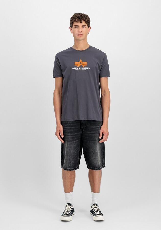 Alpha industries Modern Comfort T-shirt met 3D Print Gray Heren - Foto 2