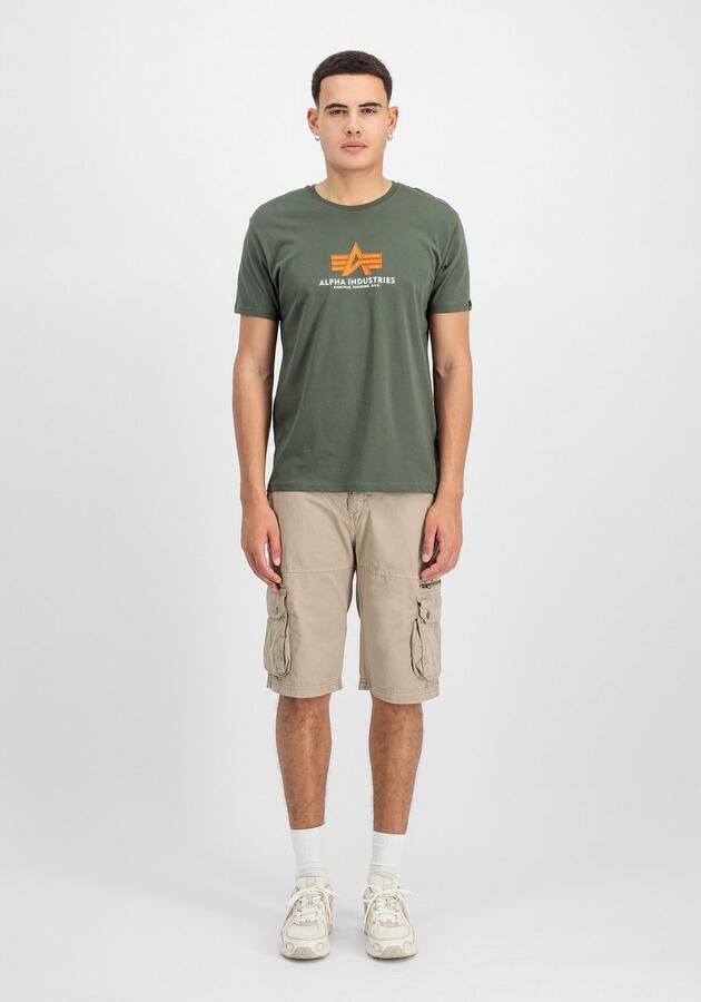 Alpha industries Modern Comfort T-shirt met 3D Print Green Heren - Foto 2