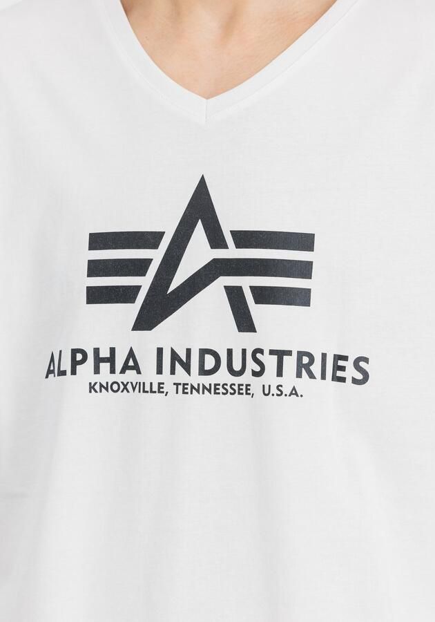 Alpha Industries T-shirt Basic T-Shirt BL V-Neck - Foto 4