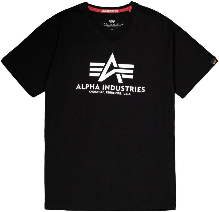 Alpha Industries T-shirt Basic T-Shirt BL V-Neck - Foto 4