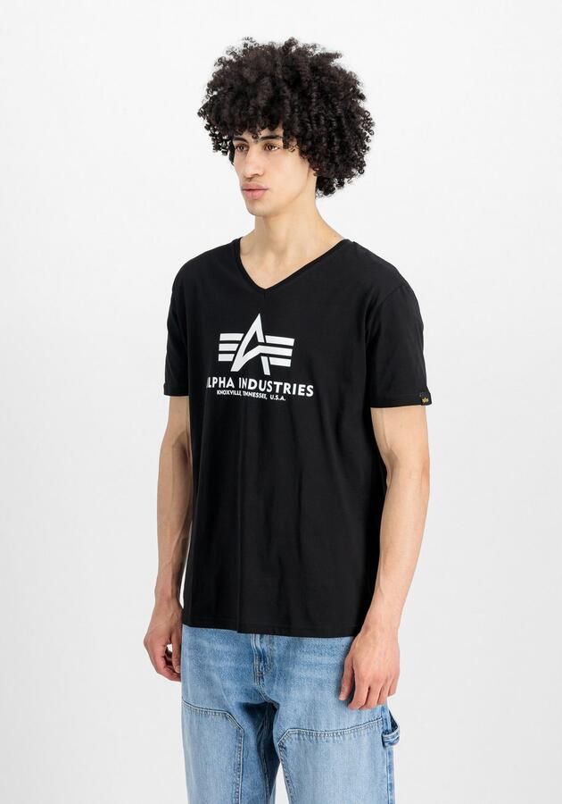 Alpha Industries T-shirt Basic T-Shirt BL V-Neck - Foto 3