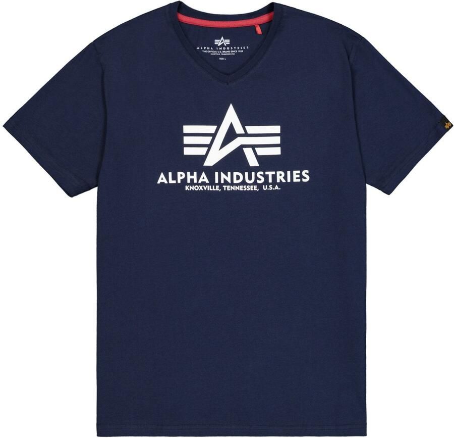 Alpha Industries T-shirt Basic T-Shirt BL V-Neck