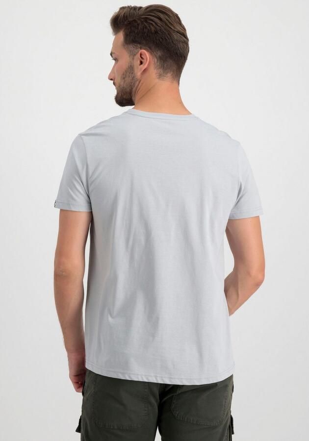 Alpha industries T-shirt met labelprint model 'BASIC' - Foto 8