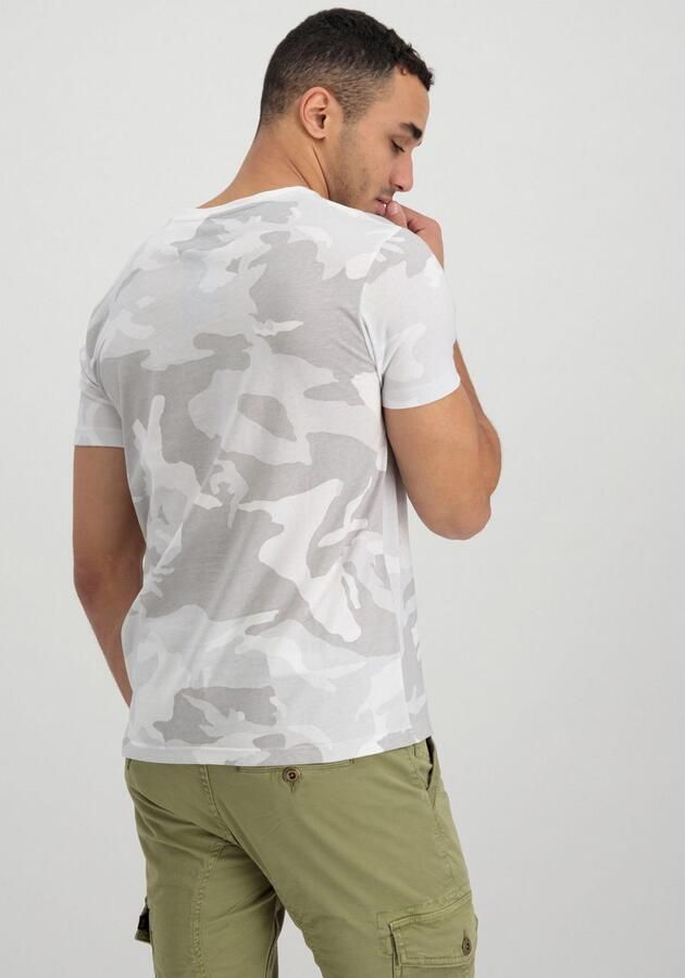 Alpha industries Basic T Camo T-shirts Kleding white camo maat: M beschikbare maaten:M L - Foto 7