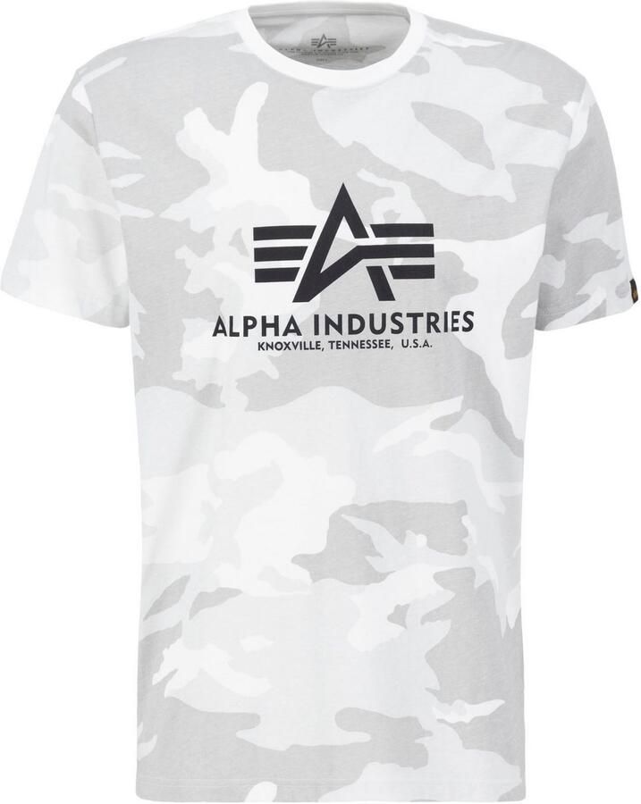 Alpha industries Basic T Camo T-shirts Kleding white camo maat: M beschikbare maaten:M L