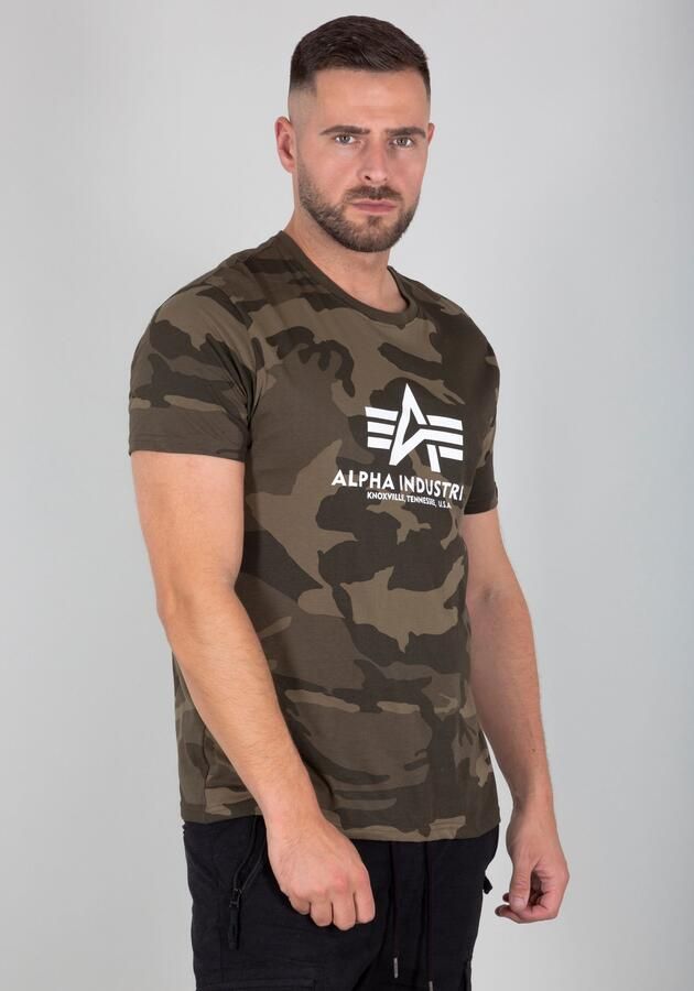 Alpha industries T-shirt met all-over motief model 'BASIC' - Foto 5