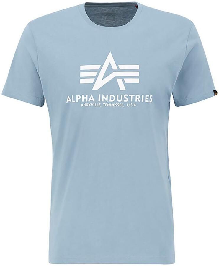 Alpha industries T-shirt met labelprint model 'BASIC'
