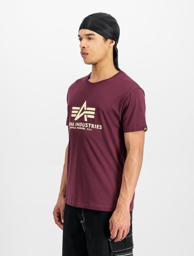 Alpha industries T-shirt met labelprint - Foto 4