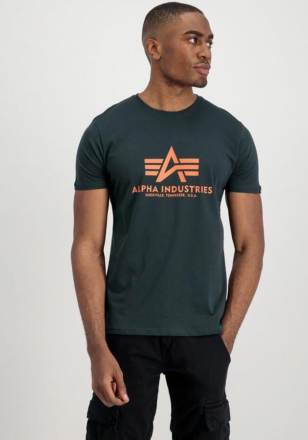 Alpha industries Basic T-shirts Kleding dark petrol maat: M beschikbare maaten:S M - Foto 5