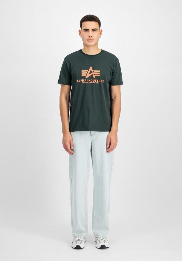 Alpha industries Basic T-shirts Kleding dark petrol maat: M beschikbare maaten:S M - Foto 7