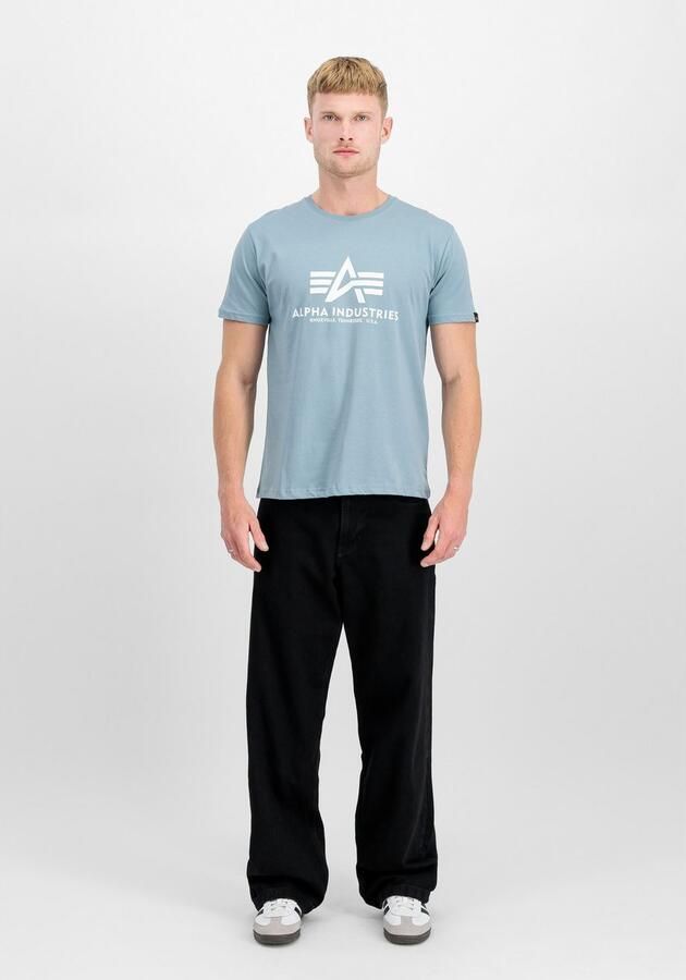 Alpha industries T-shirt met labelprint model 'BASIC' - Foto 5