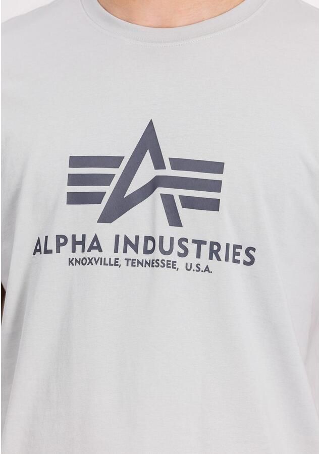 Alpha industries T-shirt met labelprint model 'BASIC' - Foto 2