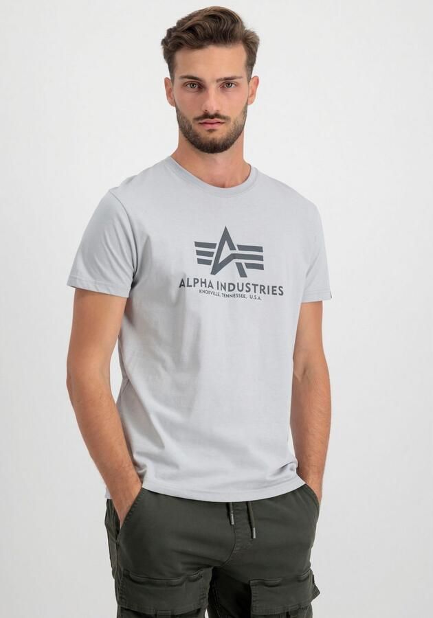 Alpha industries T-shirt met labelprint model 'BASIC' - Foto 7