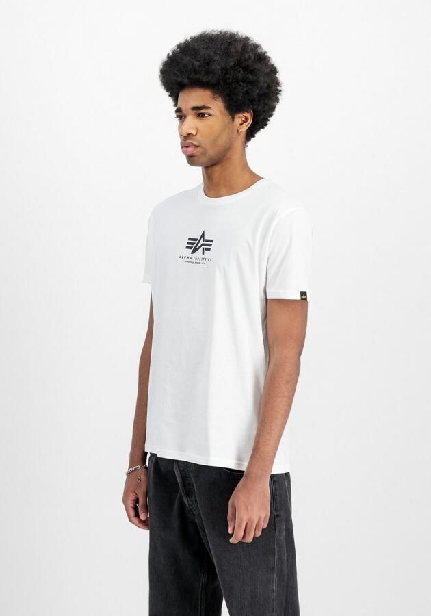 Alpha industries Basic T Ml T-shirts Kleding white maat: XXL beschikbare maaten:S M XXL XXXL - Foto 8
