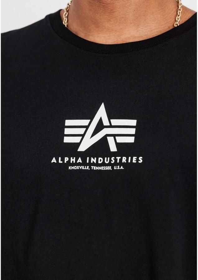 Alpha industries Basic T Ml T-shirts Kleding Black maat: L beschikbare maaten:S M L
