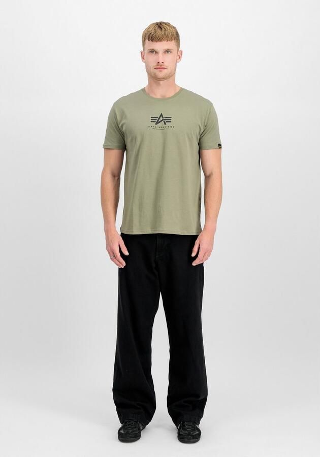 Alpha industries Basic T Ml T-shirts Kleding olive maat: XXL beschikbare maaten:S XXL - Foto 2
