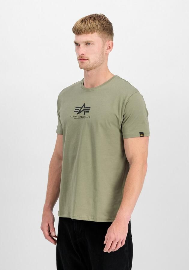 Alpha industries Basic T Ml T-shirts Kleding olive maat: XXL beschikbare maaten:S XXL - Foto 3