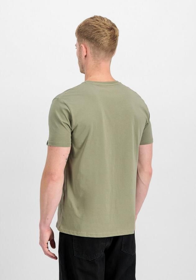 Alpha industries Basic T Ml T-shirts Kleding olive maat: XXL beschikbare maaten:S XXL - Foto 4