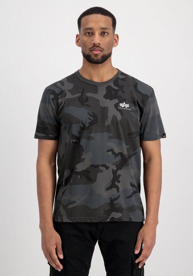 Alpha industries T-shirt met all-over motief model 'BASIC' - Foto 2