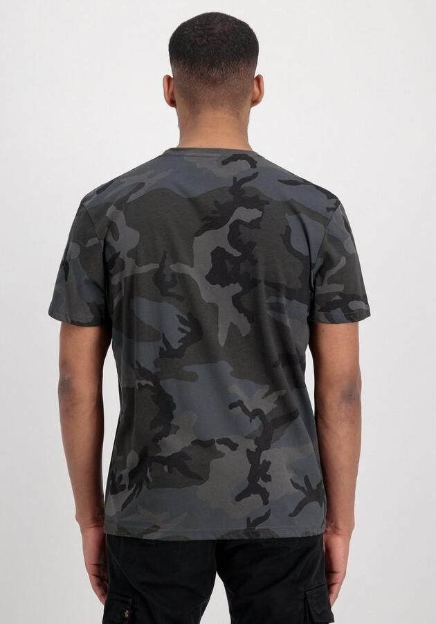 Alpha industries T-shirt met all-over motief model 'BASIC' - Foto 3