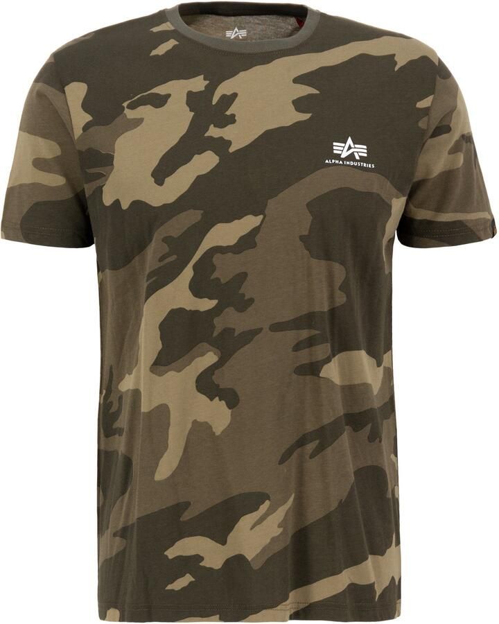 Alpha industries T-shirt met all-over motief model 'BASIC' - Foto 4