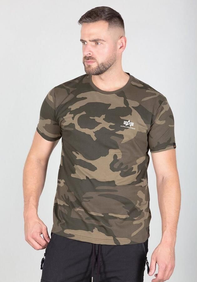 Alpha industries T-shirt met all-over motief model 'BASIC'