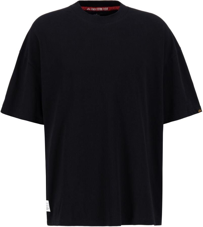 Alpha industries Logo Back Print Tee Men T-Shirts & Polo's zwart Maat S Kleding - Foto 6