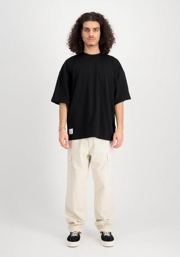 Alpha industries Logo Back Print Tee Men T-Shirts & Polo's zwart Maat S Kleding - Foto 2