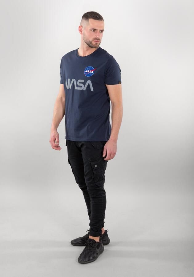 Alpha Industries T-shirt Men T-Shirts NASA Reflective T - Foto 4