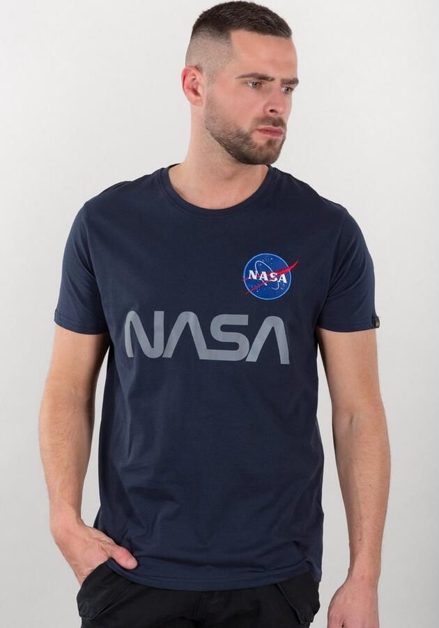 Alpha Industries T-shirt Men T-Shirts NASA Reflective T