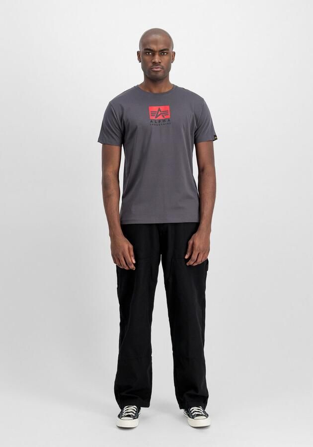 Alpha industries T-shirt met labelprint en ronde hals - Foto 2