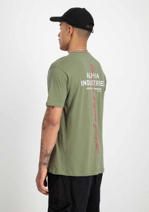 Alpha industries Signature T-shirt met korte mouwen Green Heren - Foto 3