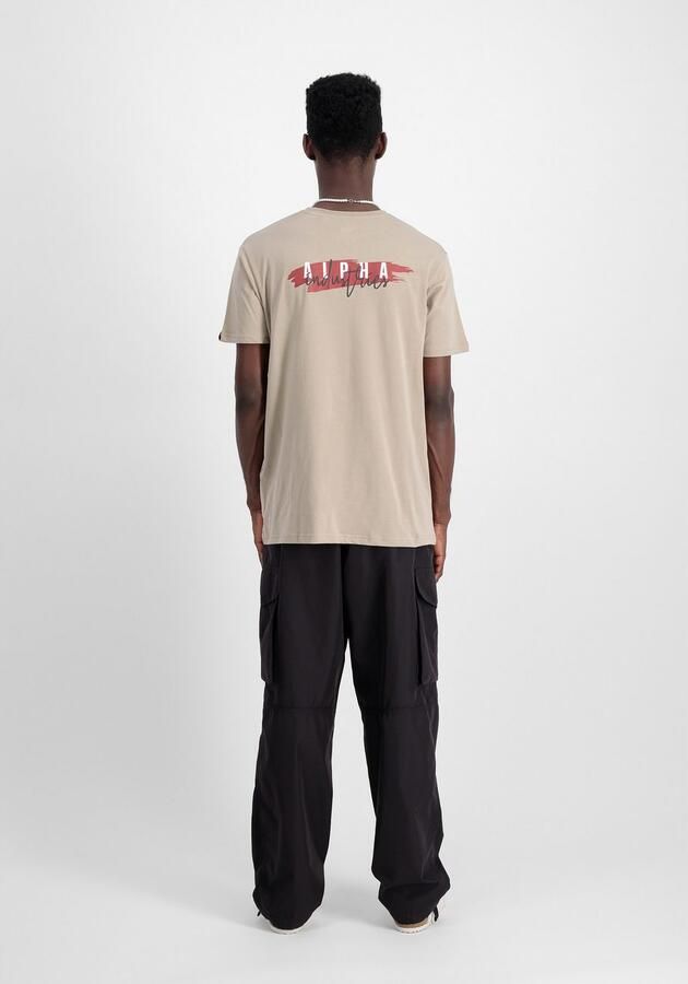 Alpha Industries T-shirt Signature Puff Print Backprint T-Shirt - Foto 3