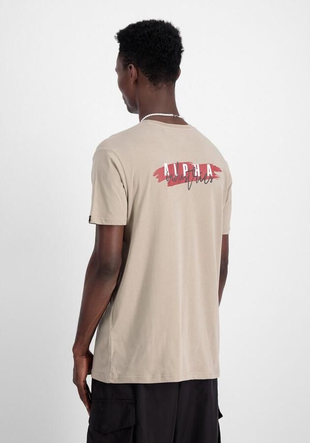 Alpha Industries T-shirt Signature Puff Print Backprint T-Shirt - Foto 5