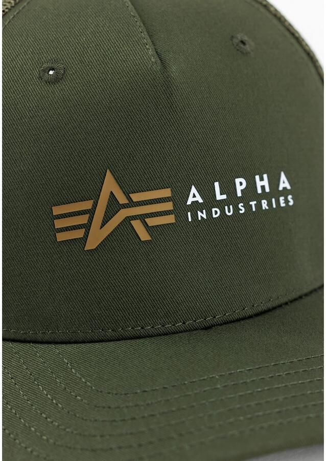 Alpha Industries Truckerpet Alpha Label Trucker Cap
