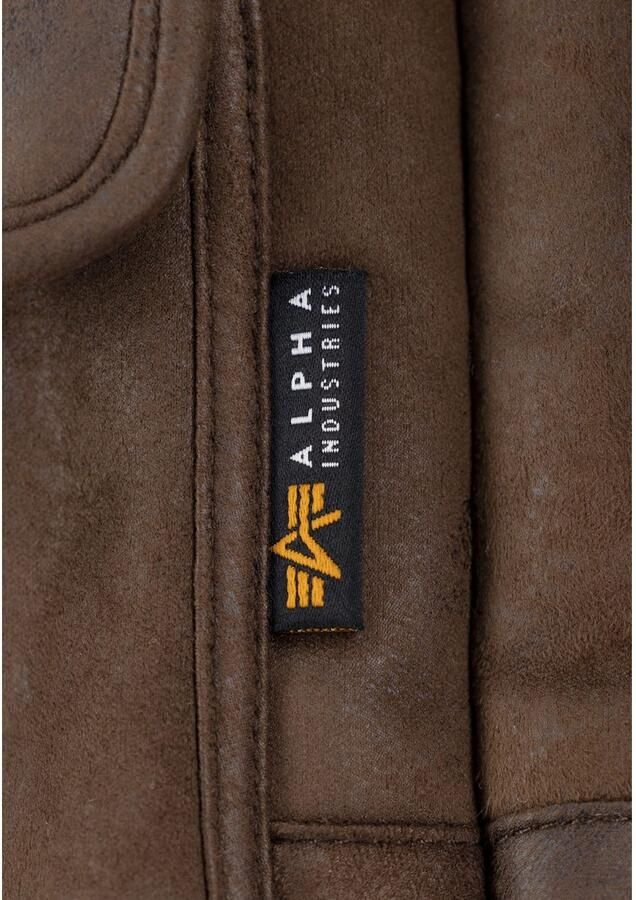 Alpha industries Vintage Brown Arctic Parka Eco-leren jas Brown Heren - Foto 7