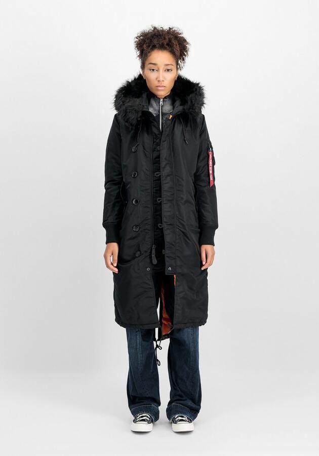 Alpha industries Parka met labelapplicatie model 'FISHTAIL' - Foto 5
