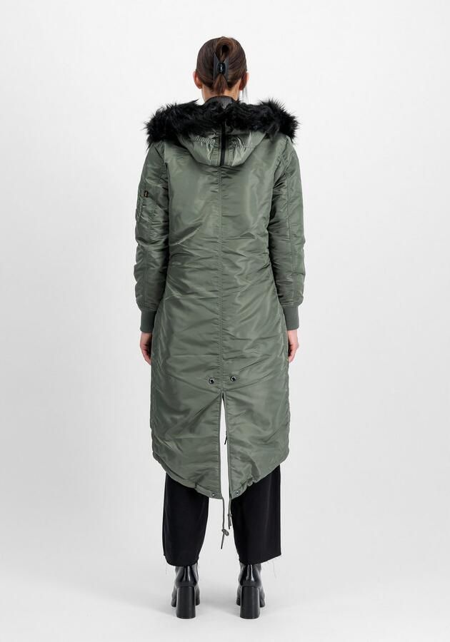 Alpha industries Parka met labelapplicatie model 'FISHTAIL' - Foto 2