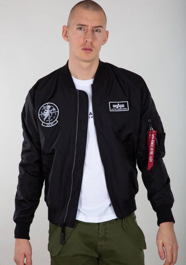 Alpha industries Ma-1 TT gloed in de donkere jas Zwart Heren