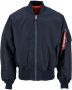 Alpha industries Omkeerbare Bomberjas Blauw Oranje Nylon Ritssluiting Blauw - Thumbnail 1