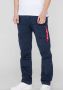 Alpha industries Wide Trousers Blauw Heren - Thumbnail 1