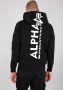 Alpha industries Sportieve capuchon sweatjack Black Heren - Thumbnail 1
