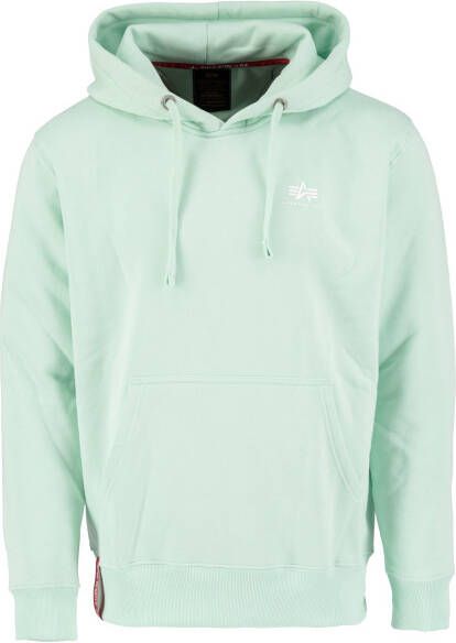 Alpha industries Hoodie met logoprint model 'Basic Hoody Small Logo'