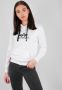 Alpha industries Bluza Nieuwe Basic Hoody WMN 196032 Wit Dames - Thumbnail 1