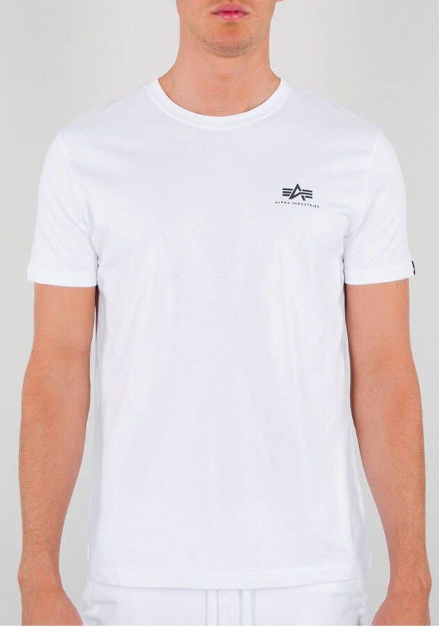 Alpha industries Backprint T-shirts Kleding white maat: L beschikbare maaten:S M L XXL