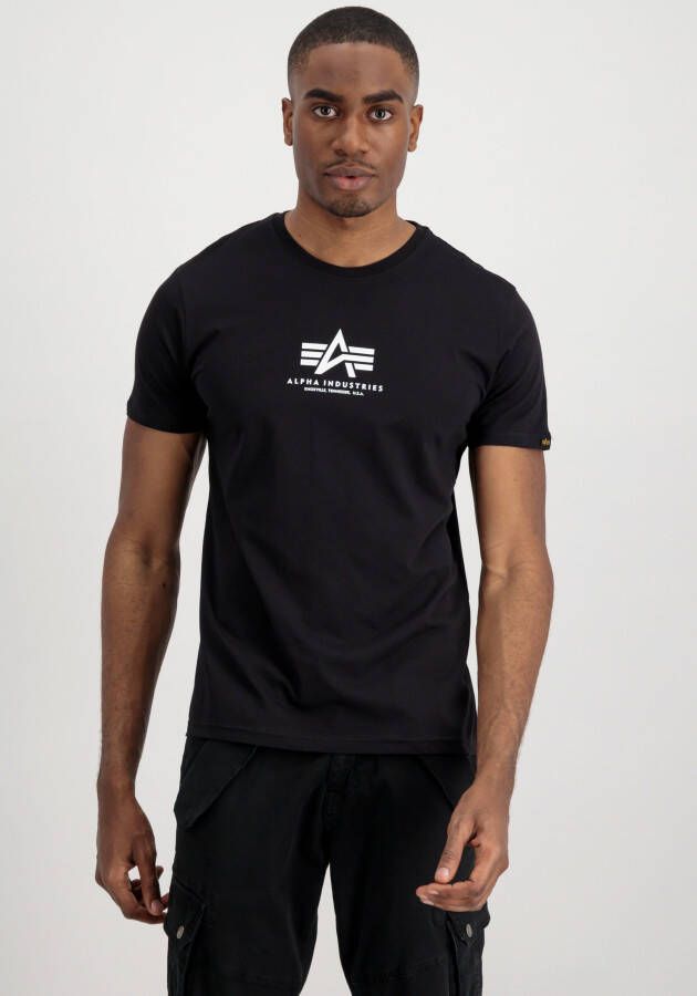 Alpha industries Basic T Ml T-shirts Kleding Black maat: L beschikbare maaten:S M L
