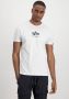 Alpha industries Basic T Ml T-shirts Kleding white maat: XXL beschikbare maaten:S M XXL XXXL - Thumbnail 2