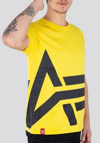 Alpha Industries Shirt met ronde hals Side Logo Tee