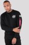 Alpha industries Zwarte Space Shuttle Crew Neck Sweatshirt Black Heren - Thumbnail 1