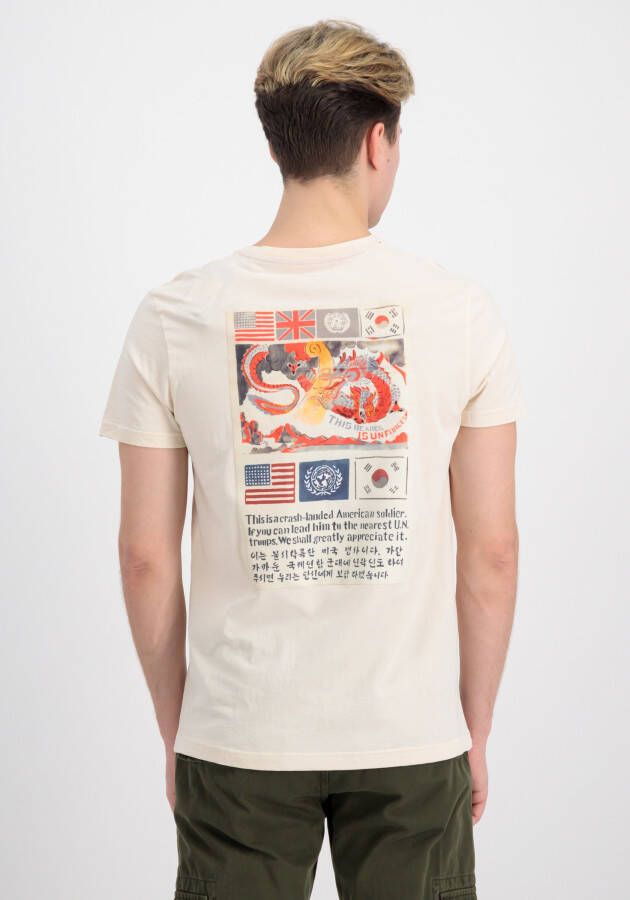 Alpha Industries T-shirt Men T-Shirts USN Blood Chit T-Shirt 2
